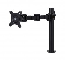 RMA1 BL Revolve Single Arm. 260 To 360 Height Range. Pole Mounted. Black